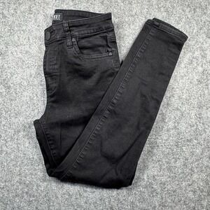 KUT from the Kloth Donna High Waist Ankle Skinny Jeans Black Women's/Juniors 2